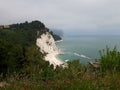 Wonderful view of the Spiaggia del Frate, in the Marche region of Italy. Royalty Free Stock Photo