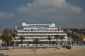 Wonderful Views Of The Facade Of The Picturesque Hotel Bahia On The Coast In Cascais. Photograph of Street, Nature, architecture,