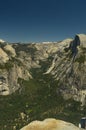 Wonderful Views Of The Half Dome From The Highest Part Of One Of The Mountains Of Yosemite National Park. Nature Travel Holidays.