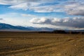 Wonderful views of the steppe and mountains.