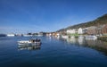 Wonderful harbor in Bergen in Norway Royalty Free Stock Photo