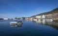 Wonderful harbor in Bergen in Norway