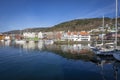 Wonderful harbor in Bergen in Norway Royalty Free Stock Photo