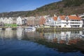 Wonderful harbor in Bergen in Norway