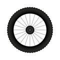 Wonderful wheel design from a bicycle Royalty Free Stock Photo