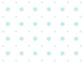 Wonderful white background design with blue snowflakes