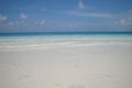Wallpaper wonderful white sand beach and ocean with different shades of blue