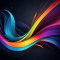 wildly vibrant, lively, abstract background made of wall paper