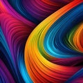 wildly vibrant, lively, abstract background made of wall paper