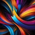 wildly vibrant, lively, abstract background made of wall paper