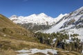 Wonderful winter landscape in the Venter Valley in Tirol, Austria Royalty Free Stock Photo