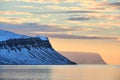 Wonderful winter sunrise in Iceland.