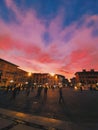 Wonderfull sunset italy