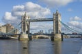 Wonderfull view of Tower Bridge, Sky cloudy, Londres