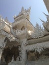Details of architeture at white temple, wat rong khun, Chiang Rai