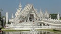 Details of hands white temple & x28;wat rong khun& x29;, Chiang Rai