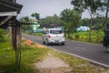 Chevrolet spin driving fast on the road during afternoon