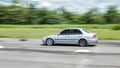 Honda city Type Z sedan driving fast on local drag race championship