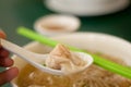 Wonton Noodle Soup Royalty Free Stock Photo