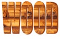 Wood in 3D Royalty Free Stock Photo