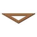 Wood angle ruler icon, isometric style