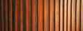 Wood background banner panorama long - Brown wooden panels wall texture Generative AI