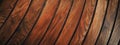 Wood background banner panorama long - Brown wooden panels wall texture, Generative AI