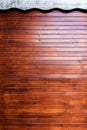 Wood background, horizontal brown wooden slant wall texture pattern Royalty Free Stock Photo