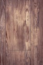 Wood background texture of board surface. Brown wooden grunge plank. Timber grain material pattern of vintage table Royalty Free Stock Photo