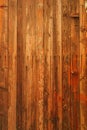 Wood background, texture of a brown wooden plank wall Royalty Free Stock Photo