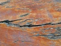 old brown wooden tabletop texture background, surface teak tables with large cracks and scratches Royalty Free Stock Photo