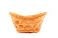 Wood basket Royalty Free Stock Photo
