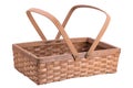 Wood basket Royalty Free Stock Photo