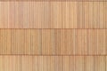 Wood batten in natural wood color / interior material/ repeat pattern / seamless material Royalty Free Stock Photo