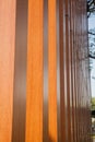 Wood battens of building Royalty Free Stock Photo