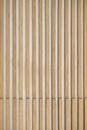 Wood battens wall pattern texture. interior design decoration background Royalty Free Stock Photo