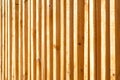 Wood battens were settle on the wall for building partition and background