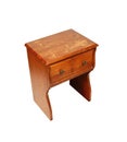 Wood bedside table