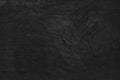 Wood black table background, dark texture top view, space gray l