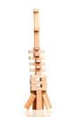 Wood block tower