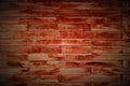 Wood Block Wall In Lomo Royalty Free Stock Photo