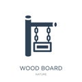 wood board icon in trendy design style. wood board icon isolated on white background. wood board vector icon simple and modern Royalty Free Stock Photo