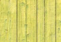 Wood boards planks background texture in yellow green color