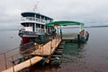 Wood Boat in Manaus Brazil Royalty Free Stock Photo