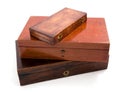 Wood Box Isolated Royalty Free Stock Photo