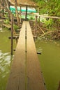 Wood bridge Royalty Free Stock Photo