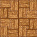 Wood brown floor tiles pattern. Seamless texture wooden parquet board. Vector illustration for user interface of the game element Royalty Free Stock Photo