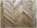 Wood brown and grey parquet texture