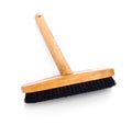 Wood brush isolated on white background Royalty Free Stock Photo