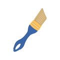 wood brush paint tool cartoon vector illustration Royalty Free Stock Photo